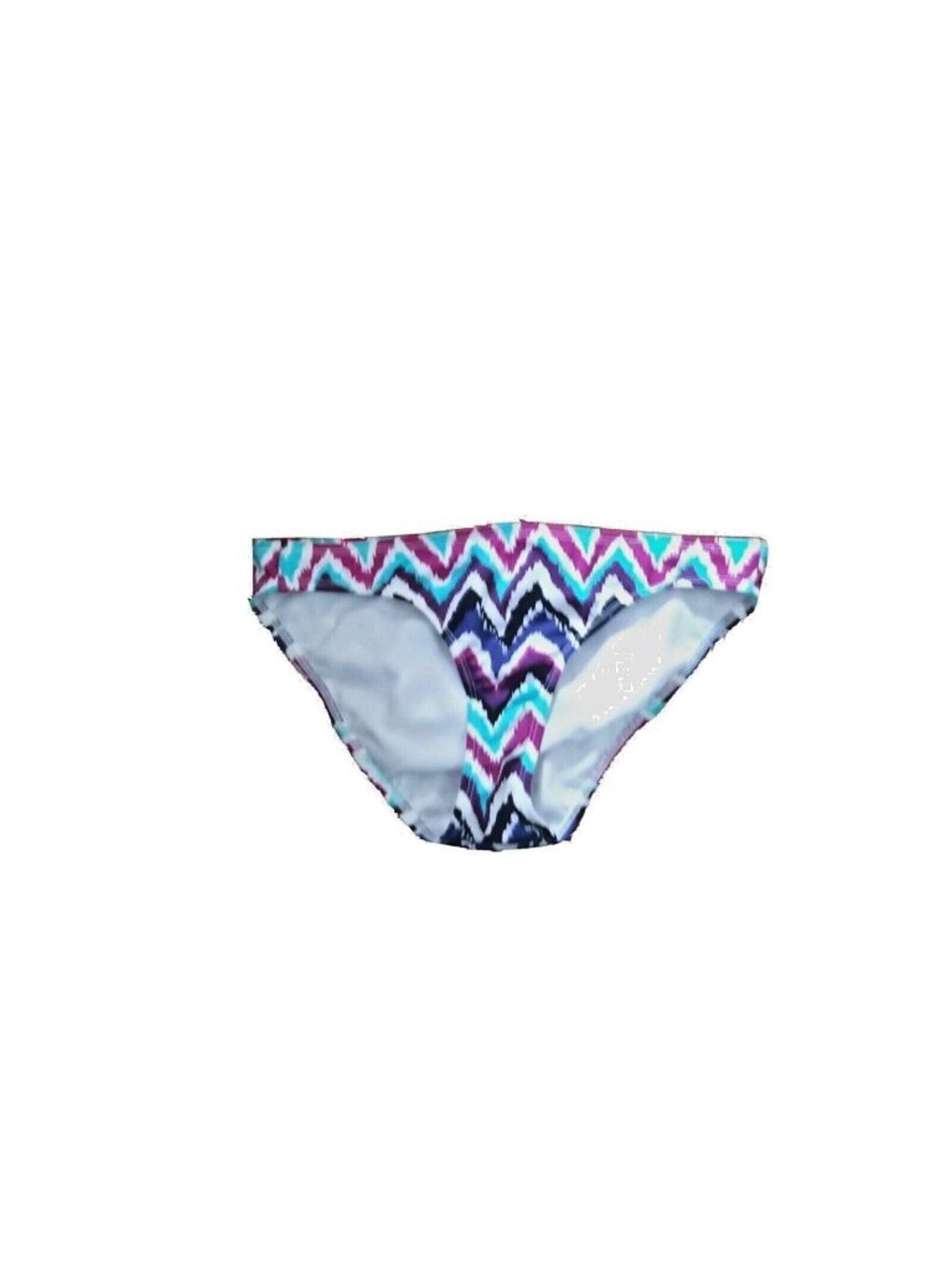Athleta Swim Bottom Large L Women Multicolor Chevron Print Bikini Athletic